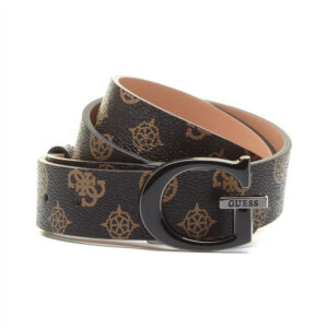 guess, dalma, textile belt, bw7425 vin35 bnl s, brown, for women, size s