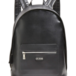 guess, dan, textile backpack, black, for men