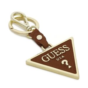 guess, guess, metal keyring, rw7421 p2201, brown