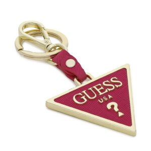 guess, guess, metal keyring, rw7424, fuchsia
