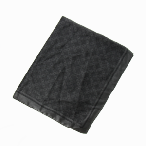 guess, guess, textile scarf, black, aw8798pol03, 80 x 180, for women