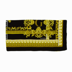 guess, guess, textile scarf, aw9041sil90bla, for women