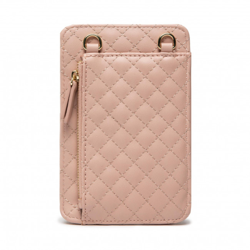 guess, guess, synthetic leather, textile bag, pouch phone, pink, pw1510p2301, for women, 11 x 16.5 x 1.5 cm guess, guess, synthetic leather, textile bag, pouch phone, pink, pw1510p2301, for women, 11 x 16.5 x 1.5 cm