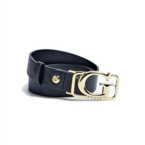 guess, guess, textile belt, black, for women, size m