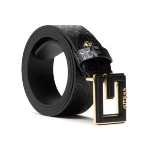 guess, guess, textile belt, black, for women, size s