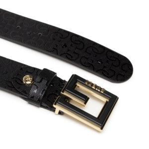 guess, guess, textile belt, bw7505, black, for women