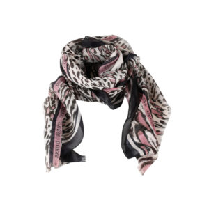 guess, guess, textile scarf, pink, 90 x 180 cm, for women