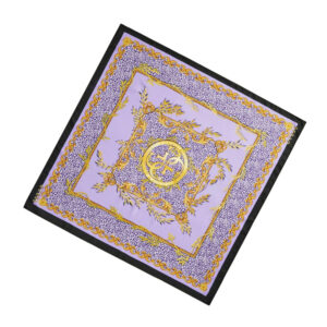 guess, guess, textile scarf, violet, 90 x 90, for women
