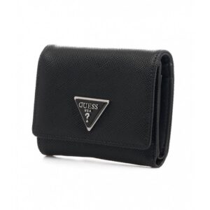 guess, cordelia, textile wallet, slg card, sweyg839544, black, for women