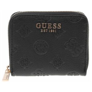 guess, guess, textile wallet, slg card, swpg8403370bla, black, for women