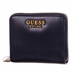 guess, guess, textile wallet, slg card, swvb8500370, black, for women