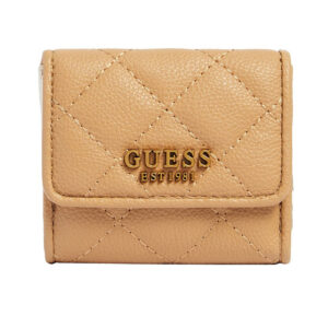 guess, guess, textile wallet, swqb8558440, beige, for women