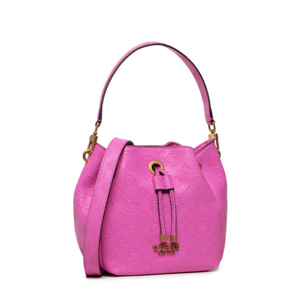 guess, zanelle, synthetic leather, textile bag, vivid rose, pa849201, for women, 20.5 x 16/27.5 x 13.5 cm guess, zanelle, synthetic leather, textile bag, vivid rose, pa849201, for women, 20.5 x 16/27.5 x 13.5 cm