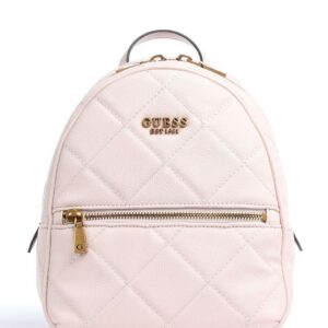 guess, abey, synthetic leather, textile backpack, shell, hwqb8558320, for women