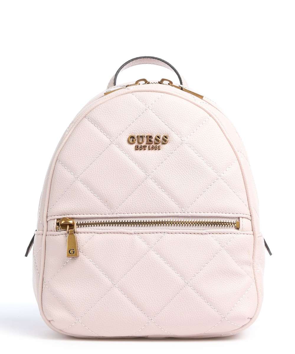 guess, abey, synthetic leather, textile backpack, shell, hwqb8558320, for women guess, abey, synthetic leather, textile backpack, shell, hwqb8558320, for women