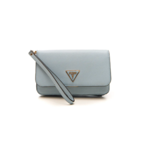 guess, laurel, textile bag, phone organizer, pale cloud, swzg85, for women, 12 x 19.5 x 5.5 cm