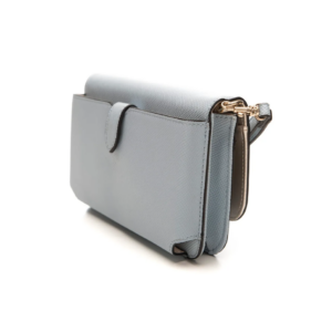guess, laurel, textile bag, phone organizer, pale cloud, swzg85, for women, 12 x 19.5 x 5.5 cm