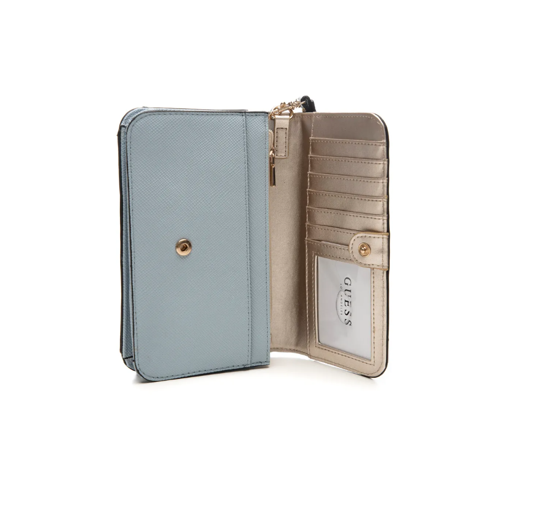guess, laurel, textile bag, phone organizer, pale cloud, swzg85, for women, 12 x 19.5 x 5.5 cm guess, laurel, textile bag, phone organizer, pale cloud, swzg85, for women, 12 x 19.5 x 5.5 cm