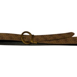 guess, naya, textile belt, beige, for women
