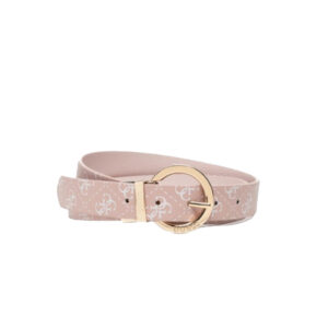 guess, naya, textile belt, pink, for women, size m