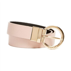 guess, naya, textile belt, rose, for women, size s
