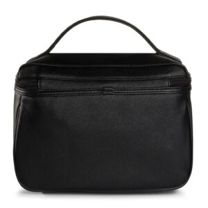 guess, nohea accessories, synthetic leather, textile bag, cosmetics, black, pwnohe p0360, for women, 29.5 x 18.5 x 15 cm