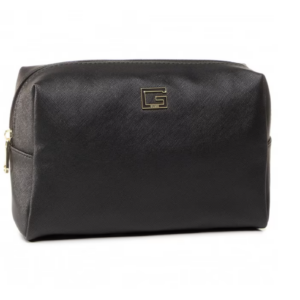 guess, nohea, textile bag, large top zip, black, for women, 23 x 15 x 10 cm