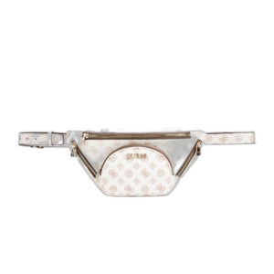 guess, utility vibe, textile fanny pack, white, for women