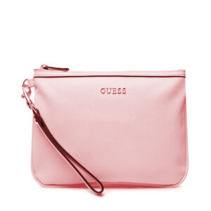 guess, vanille, synthetic leather, textile bag, toiletry, ivory, pwvanip2102, for women, 23 x 17 x 8 cm