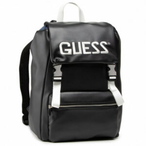 guess, salameda, textile backpack, black, for men