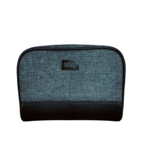 hugo boss, boss bottled tonic, toiletry, gwp textile bag, grey