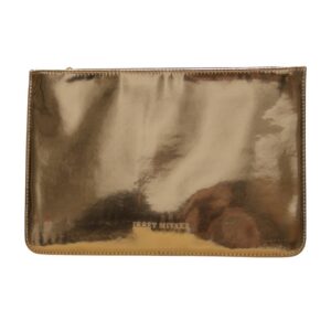 issey miyake, issey miyake, pouch, gwp textile pouch, black gold