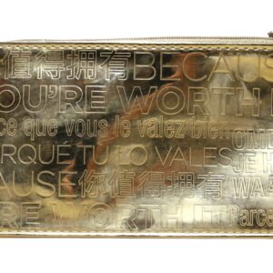 l'oreal paris, l'oreal paris, gwp textile pouch, golden