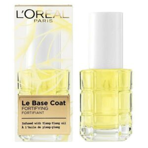 l'oreal paris, le base coat, ylang ylang essential oil, fortifying, nail oil treatment, 13.5 ml