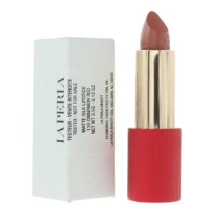 la perla, matte silk, matte silk, cream lipstick, 110, cinnamon red, 3.5 g *tester