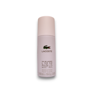 lacoste, eau de lacoste l.12.12 blanc, deodorant spray, for men, 150 ml
