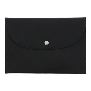 lancome, clutch bag, clutch, gwp textile pouch, black