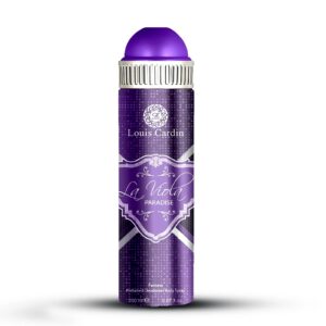 louis cardin, la viola paradise, deodorant spray, for women, 200 ml