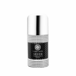 louis cardin, silver, deodorant roll on, for men, 50 ml