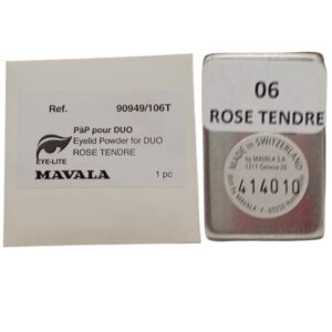 mavala, duo satin, eyeshadow powder, rose tendre, x, 1.2 g *tester