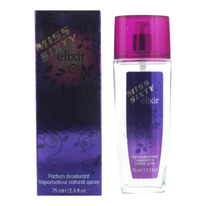 miss sixty, rock muse elixir, deodorant spray, for women, 75 ml
