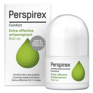 perspirex, comfort, antiperspirant, deodorant roll on, unisex, 20 ml
