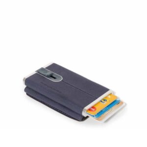 piquadro, black square, leather wallet, square sliding system with compact for banknotes, pp4891b3rblu4, blue, for men