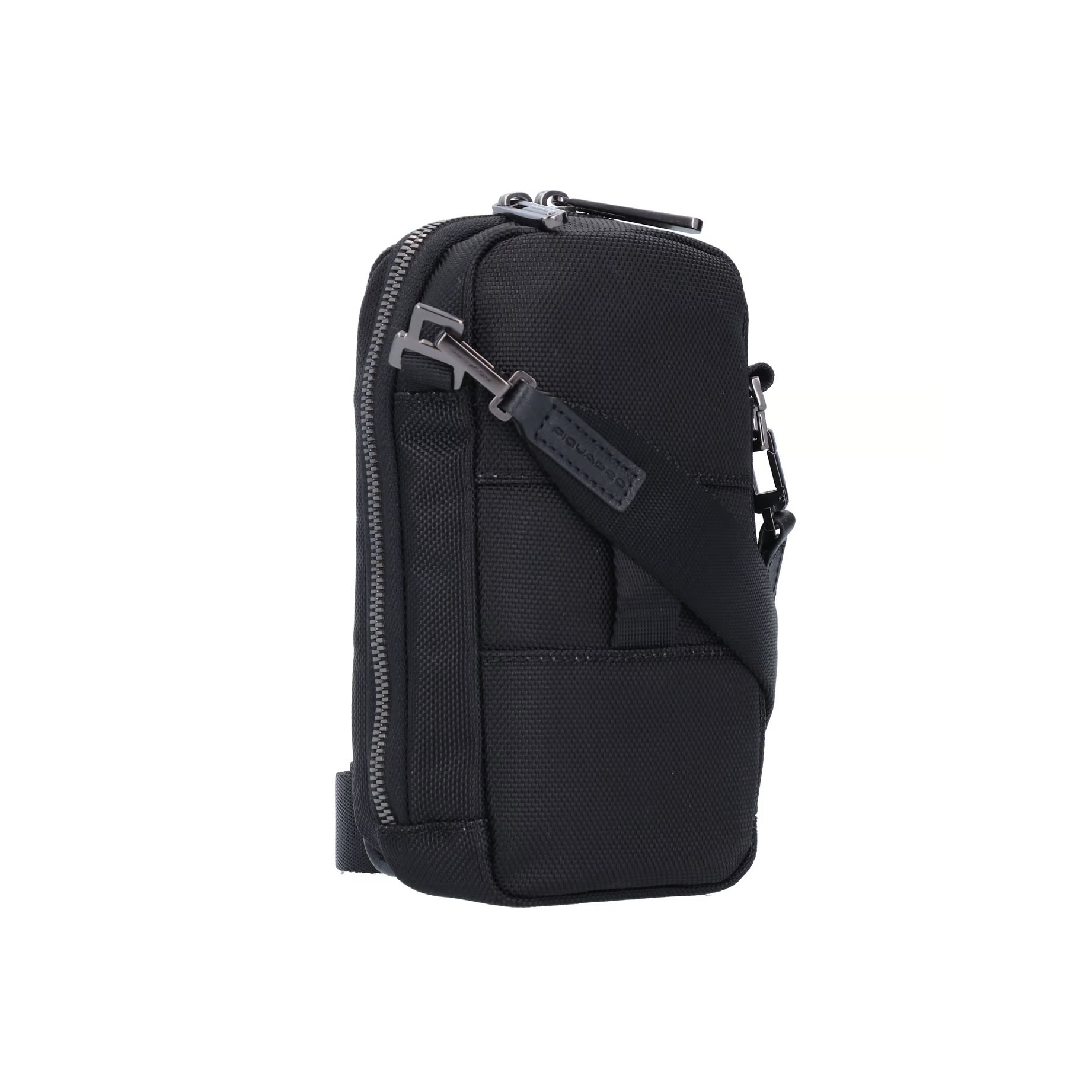 piquadro, brief 2, nylon and leather, textile crossbody bag, black, ca5485br2, for men piquadro, brief 2, nylon and leather, textile crossbody bag, black, ca5485br2, for men