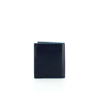 piquadro, blue square, leather card holder, pp1518b2, blue authentic, unisex