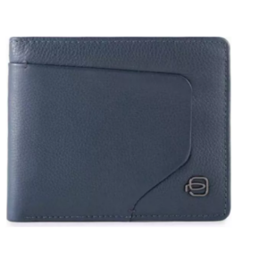 piquadro, piquadro, leather wallet, pu4518aor, blu oltremare, for men