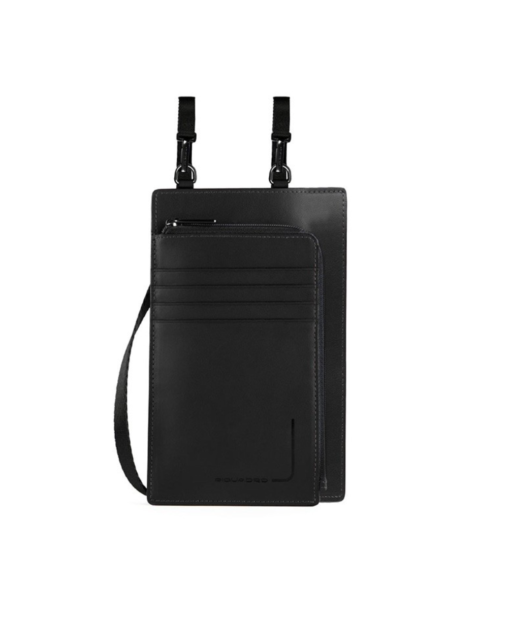 piquadro, tasche, leather crossbody bag, black, 11.5 x 19 x 2 cm, for women piquadro, tasche, leather crossbody bag, black, 11.5 x 19 x 2 cm, for women