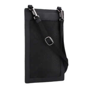 piquadro, tasche, leather crossbody bag, black, 11.5 x 19 x 2 cm, for women