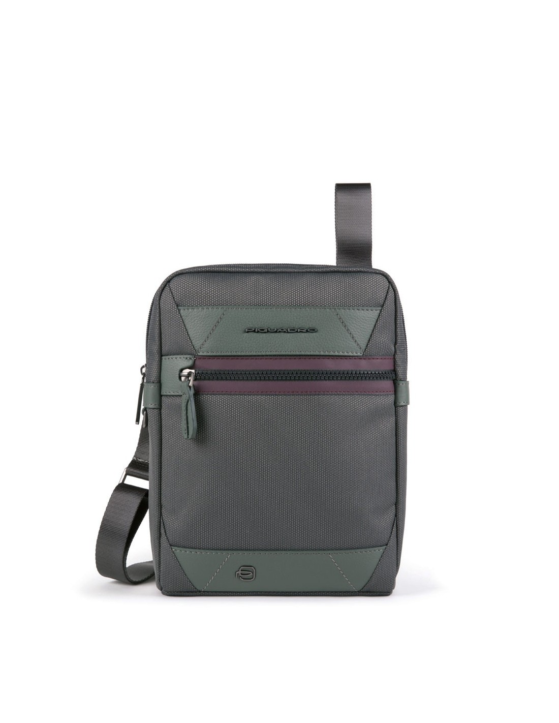 piquadro, trakai, recycled materials, small, textile crossbody bag, green, 27 x 21 x 5 cm, for men piquadro, trakai, recycled materials, small, textile crossbody bag, green, 27 x 21 x 5 cm, for men