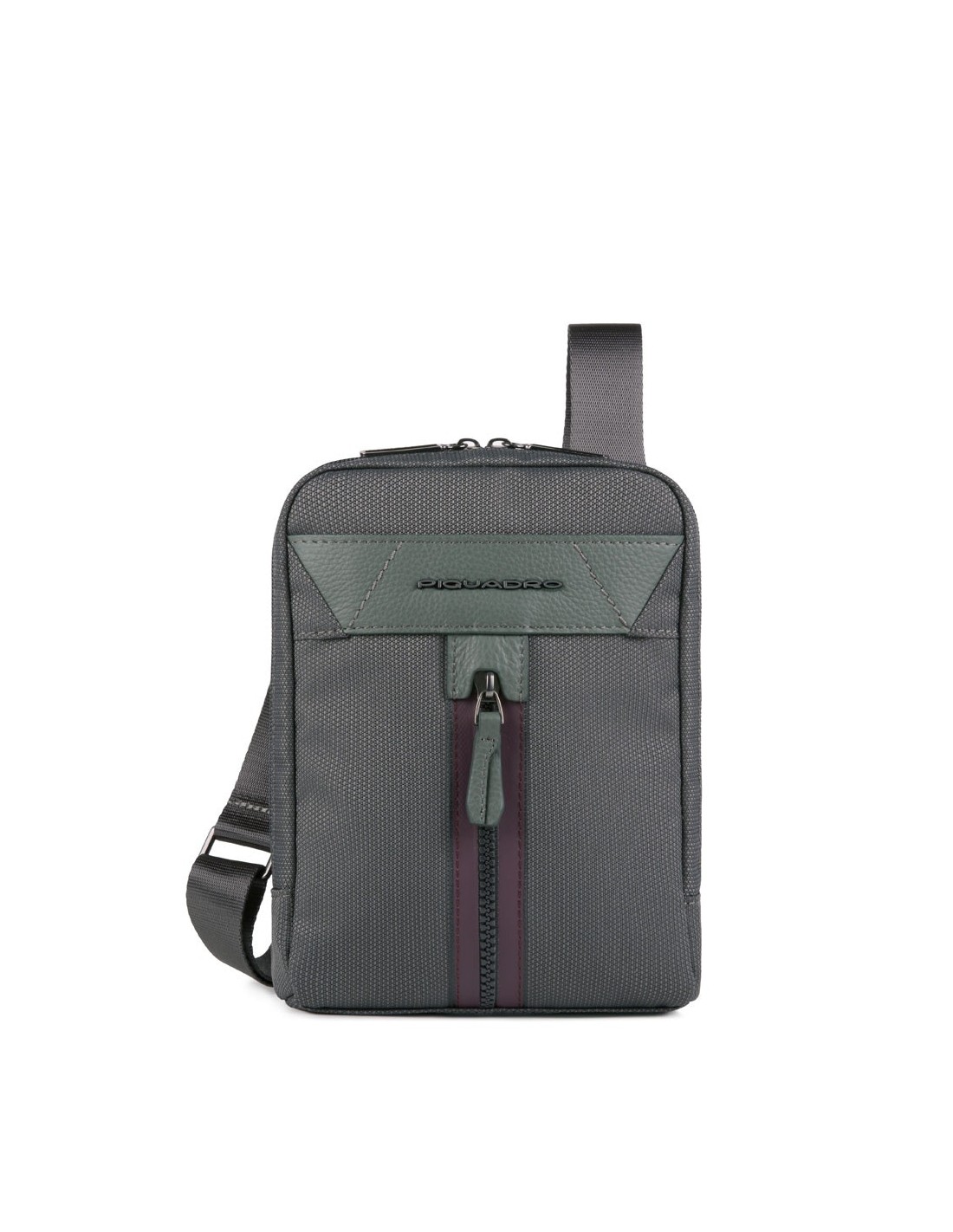 piquadro, trakai, shoulder bag, textile crossbody bag, green, 16 x 22 x 4 cm, for men piquadro, trakai, shoulder bag, textile crossbody bag, green, 16 x 22 x 4 cm, for men